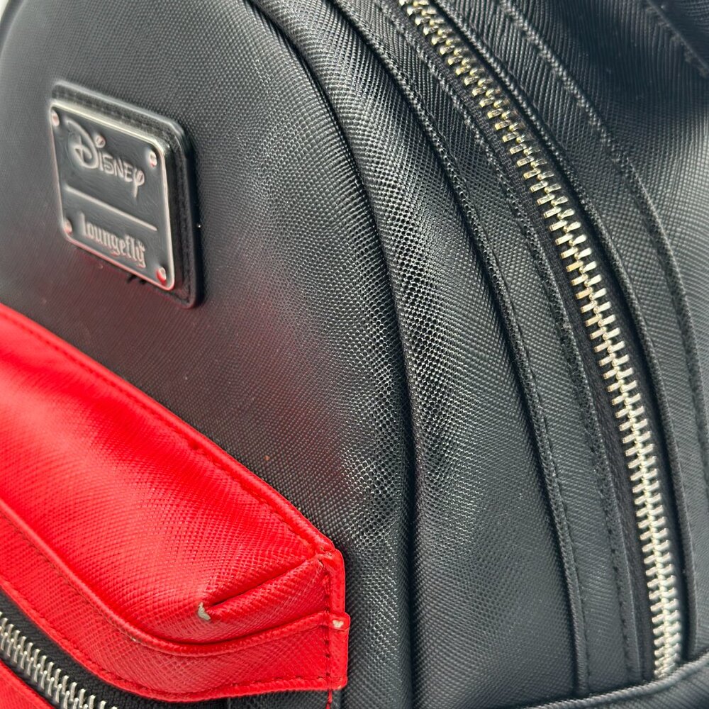 Loungefly: Disney Mickey Mouse Mini Faux Leather Backpack - Picture 7 of 9